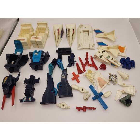 Vintage Mego Micronauts Giant Acroyear and Battle Cruiser PARTS + Other Robots - Picture 1 of 11
